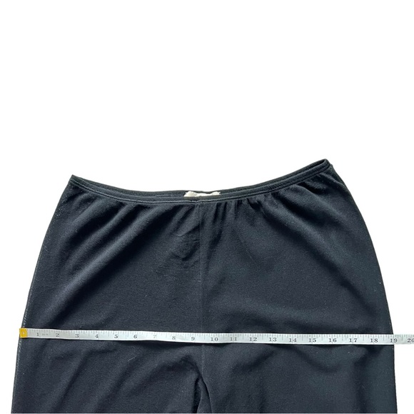 Jean Paul Gaultier Fuzzi Wide Leg Black Pants High Rise Size XL - Picture 9 of 12